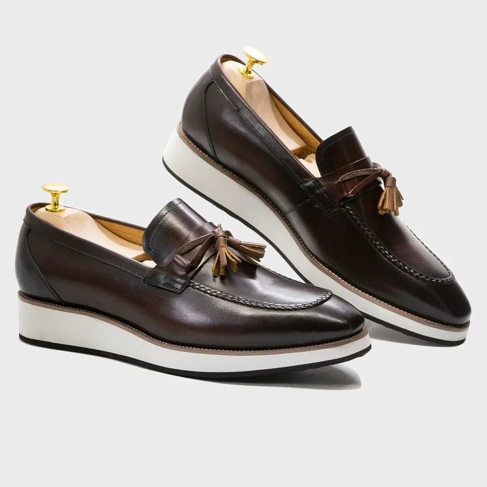 Herren Quasten-Loafer, Seitenansicht