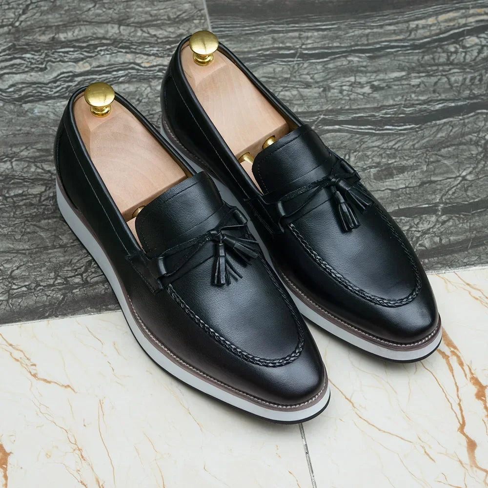Herren Quasten-Loafer, Rückansicht