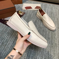 Herren Slipper hellbraun zum Reinschlüpfen, Komfortsohle, Beige