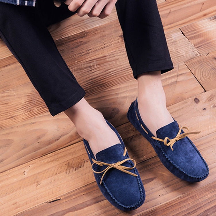 Wildleder-Loafer mit Schleife für Herren