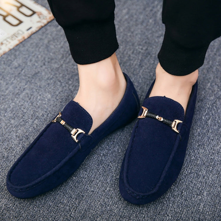 Loafer in Wildleder-Optik mit Schnalle für Herren