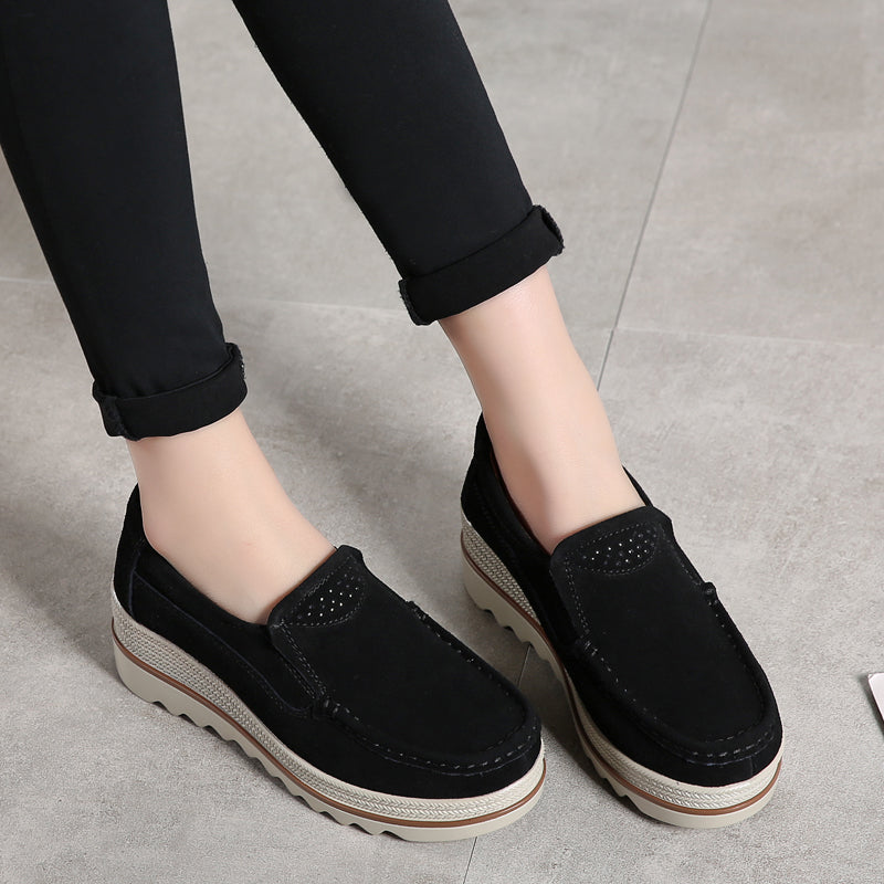 Keilabsatz-Loafer für Damen im Frühling