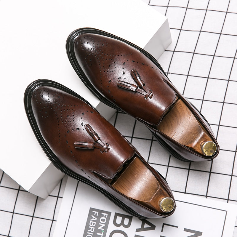 Klassische Loafer mit Quasten für Herren