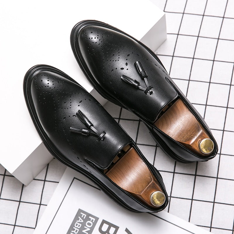 Klassische Loafer mit Quasten für Herren