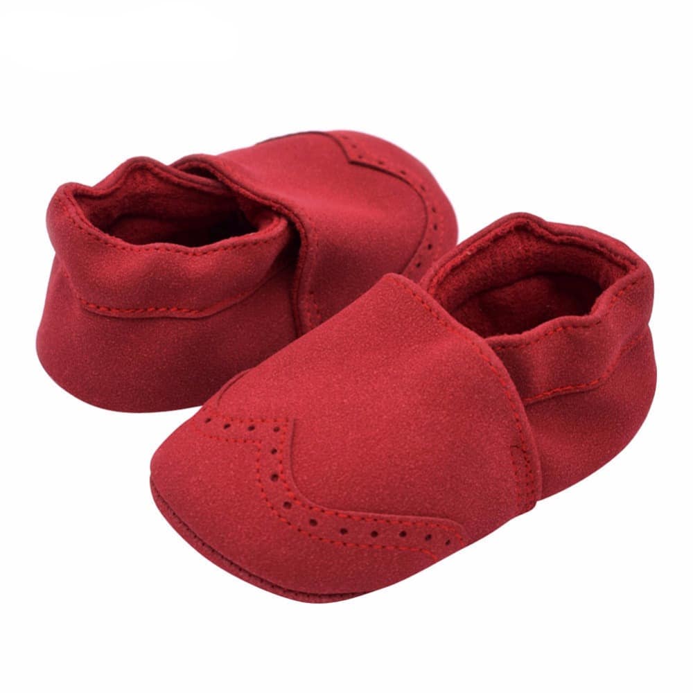 Kleine Kunstleder-Loafer für Babys