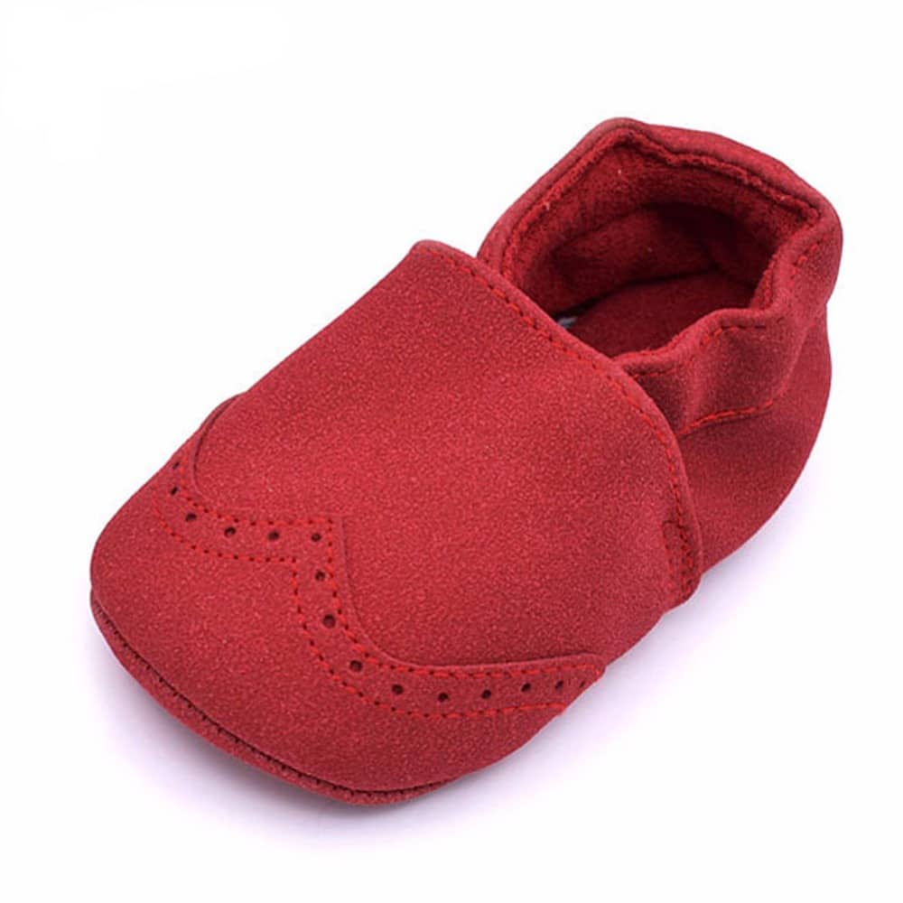 Kleine Kunstleder-Loafer für Babys