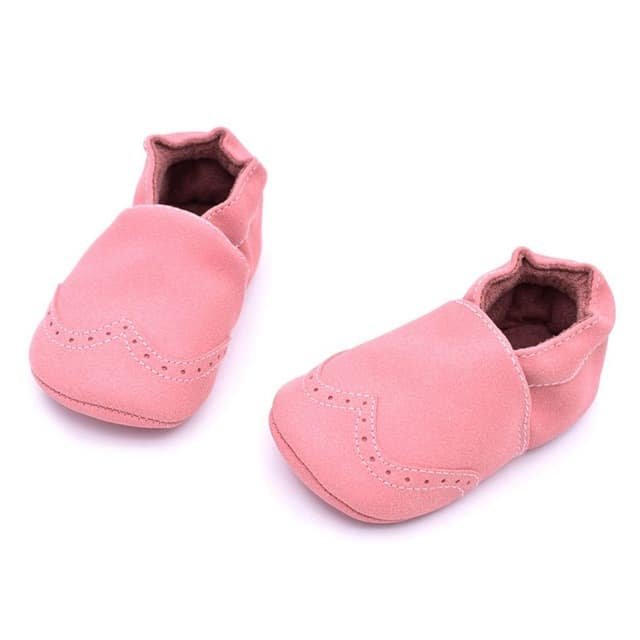 Kleine Kunstleder-Loafer für Babys