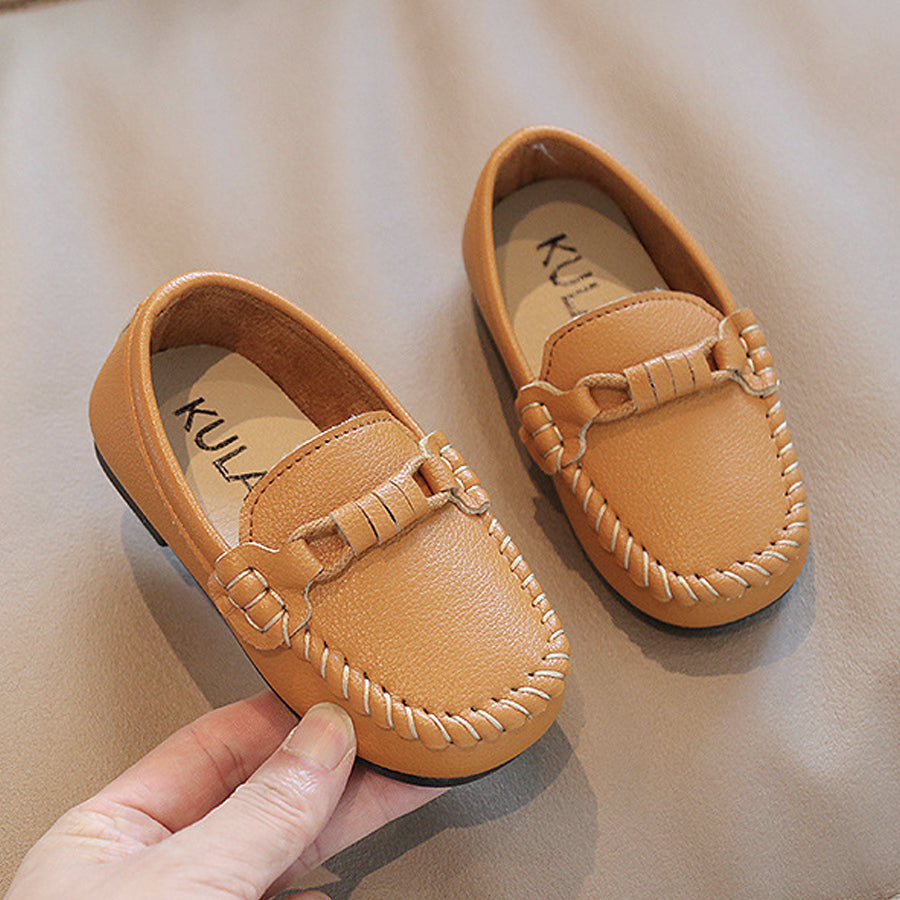 Weiche Leder-Loafer für Jungen im lässigen Stil
