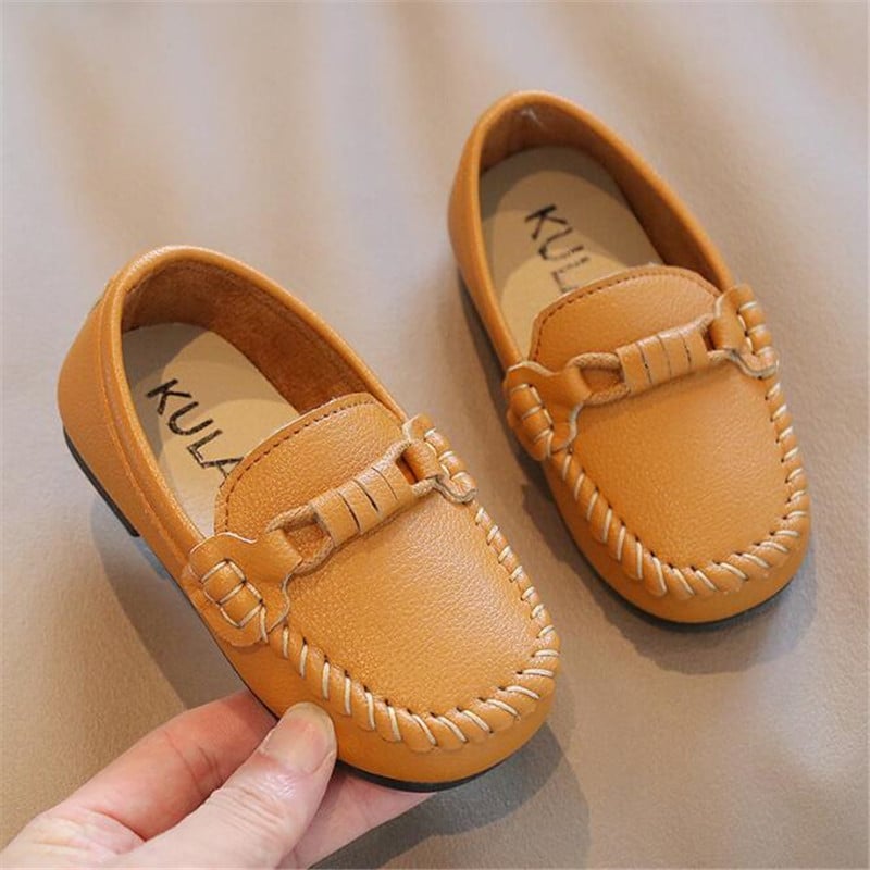 Weiche Leder-Loafer für Jungen im lässigen Stil