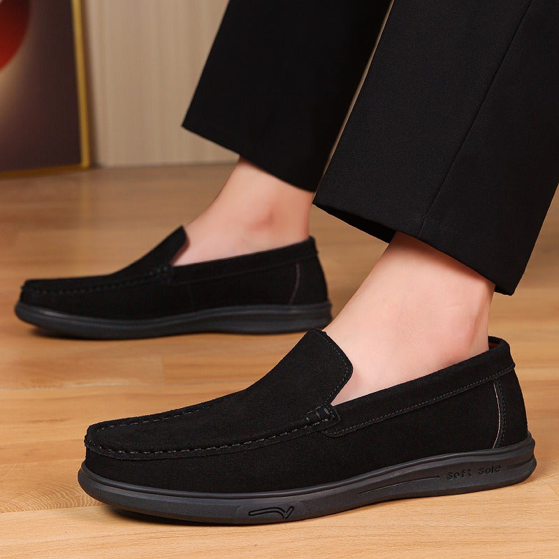 Herren-Loafer mit Profilsohle in Camel, Ansicht 10