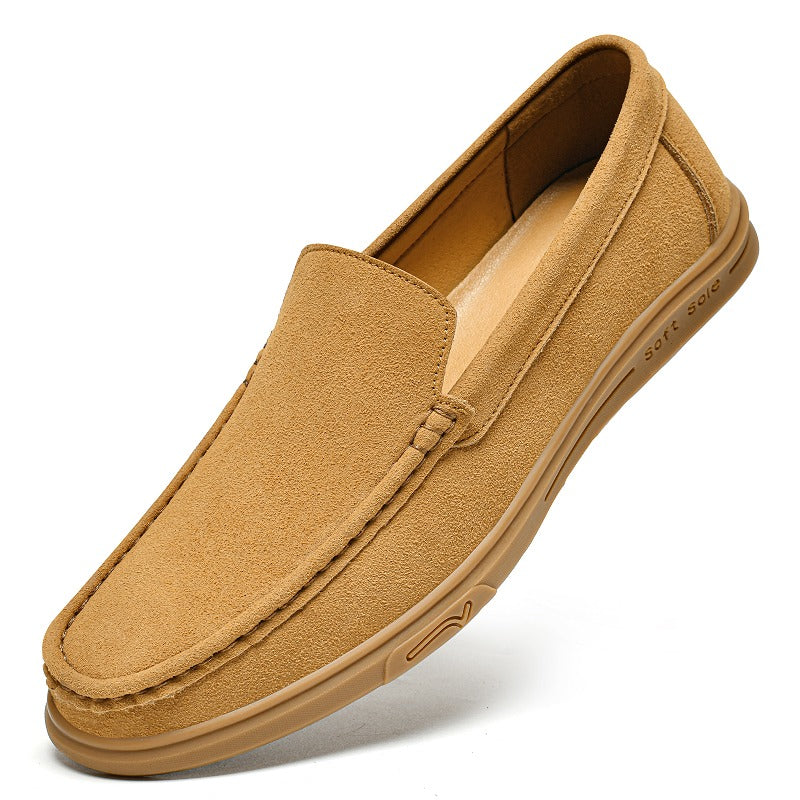Herren-Loafer mit Profilsohle in Camel, Ansicht 12