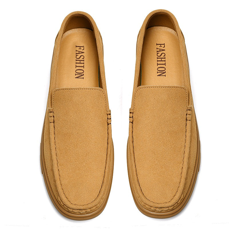 Herren-Loafer mit Profilsohle in Camel, Ansicht 13