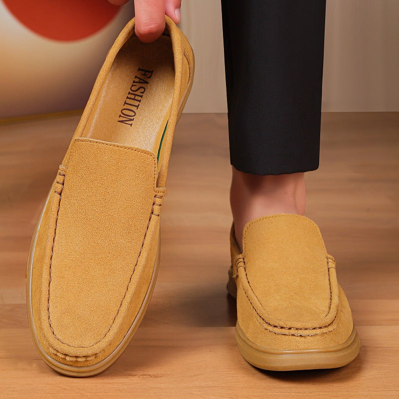 Herren-Loafer mit Profilsohle in Camel, Ansicht 15