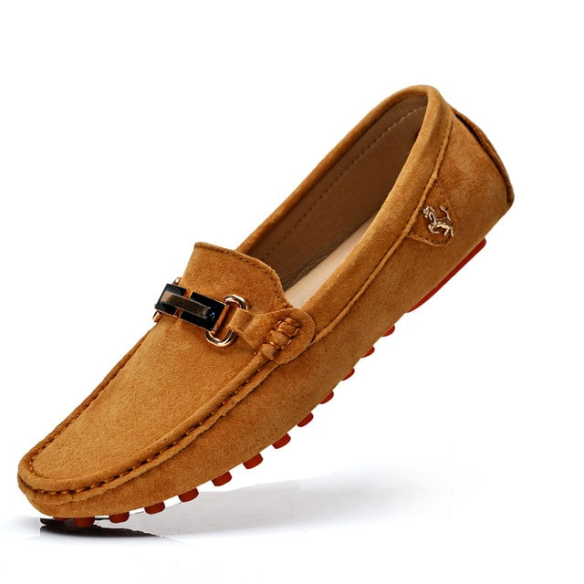 Luxus-Wildleder-Loafer mit Schnalle für Herren