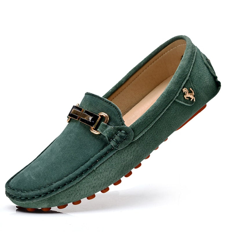 Luxus-Wildleder-Loafer mit Schnalle für Herren