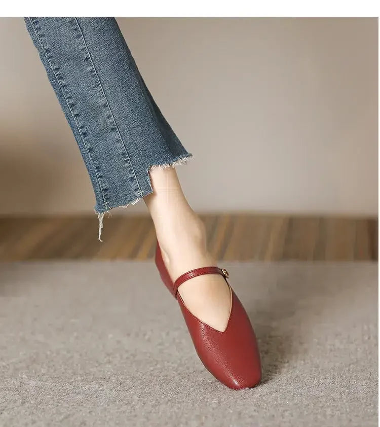 Mary Jane Riemchenballerinas Elegant und Retro