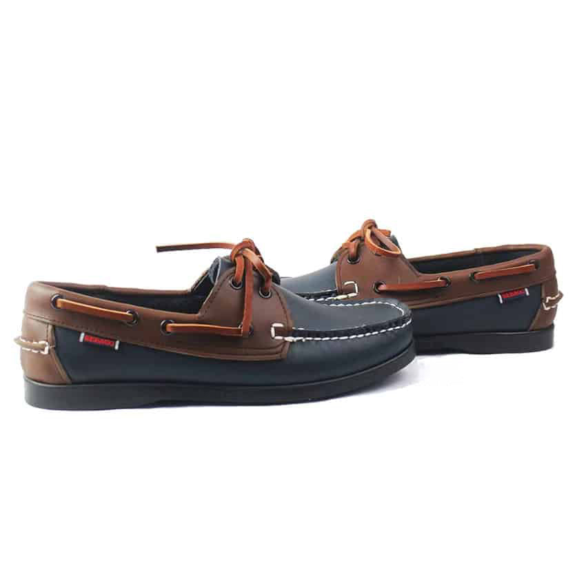 Marineblaue Bootsloafer für Herren