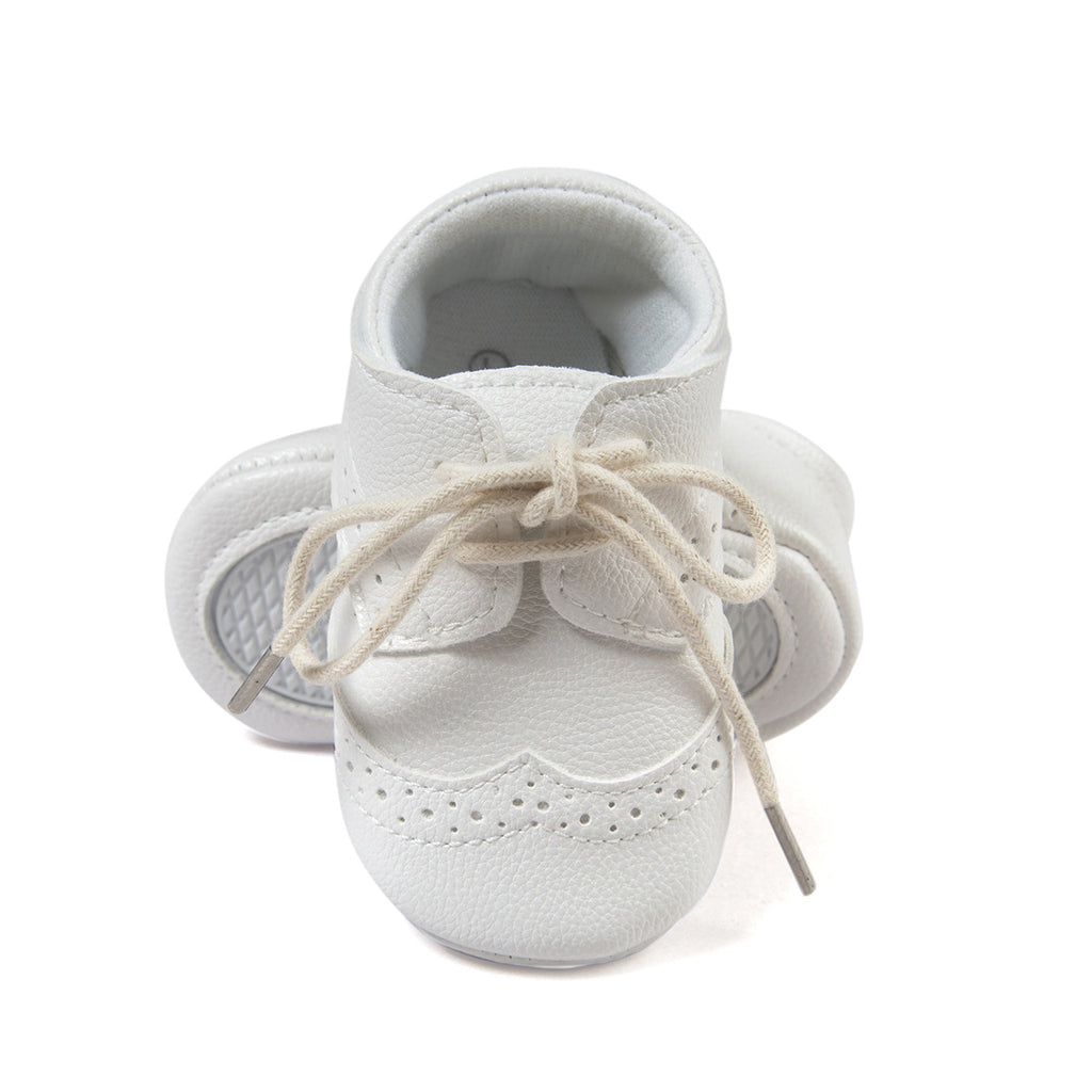 Mokassins mit Schnürsenkel und weicher Sohle für Baby-Jungen