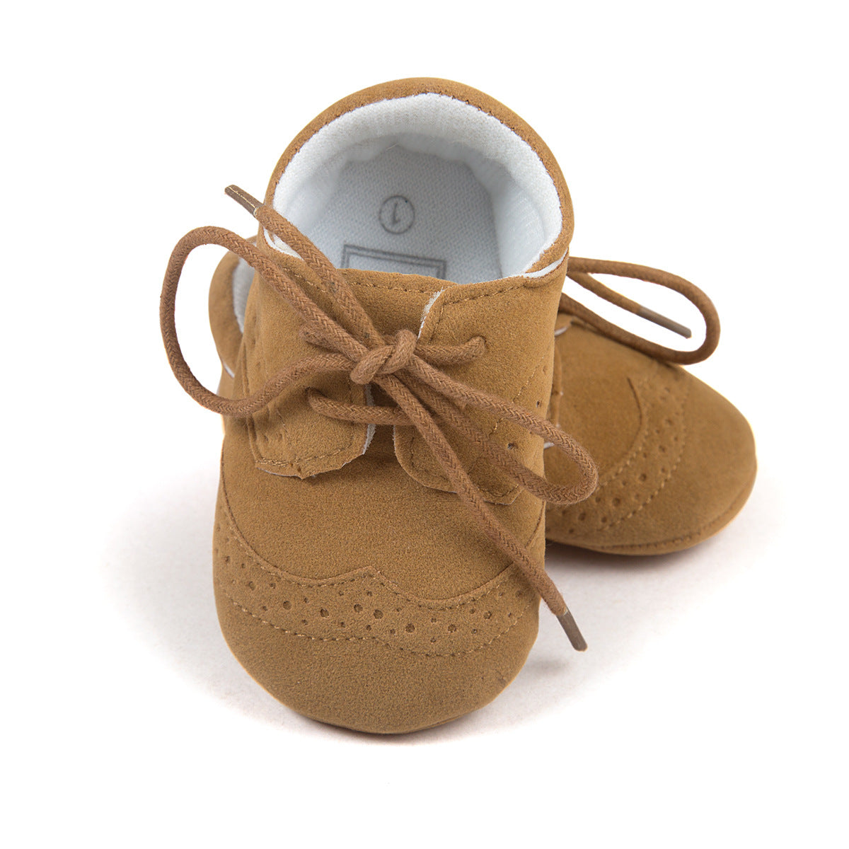 Mokassins mit Schnürsenkel und weicher Sohle für Baby-Jungen