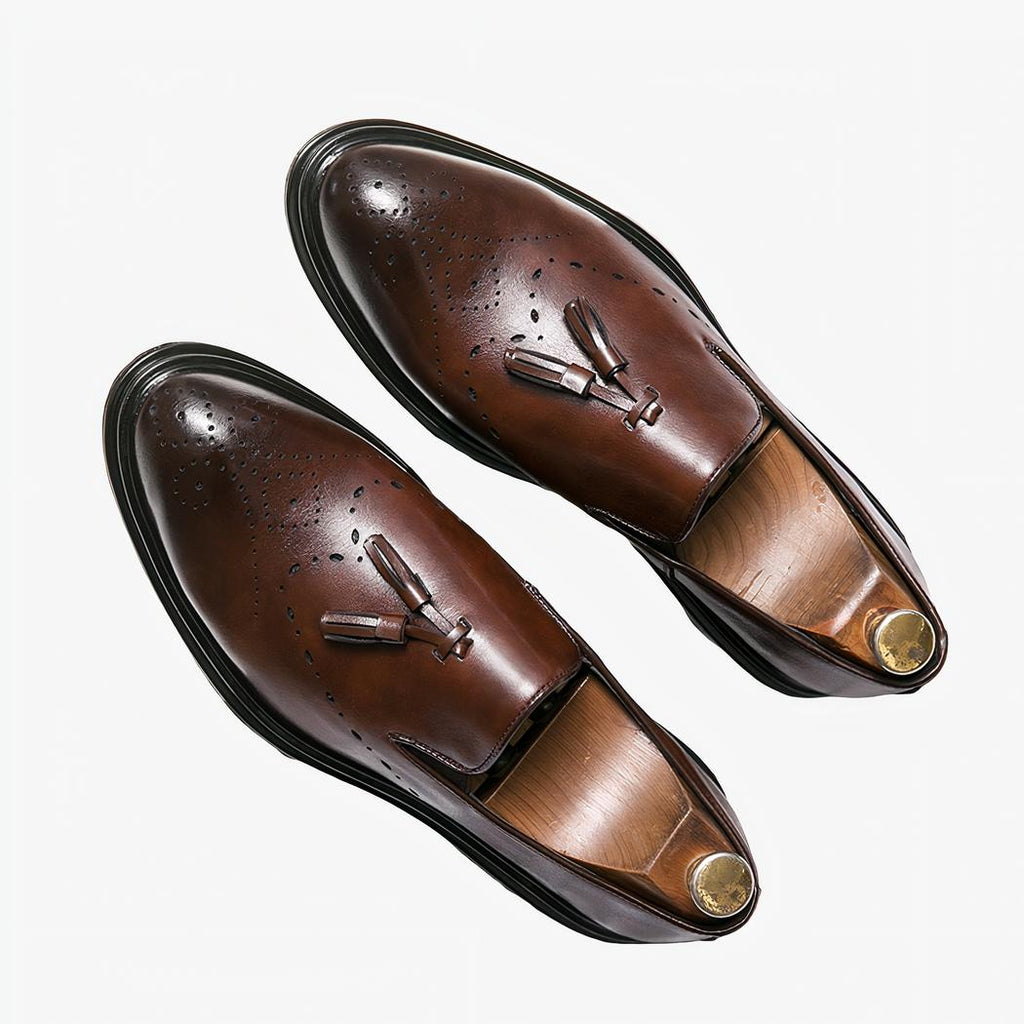 Klassische Loafer mit Quasten für Herren