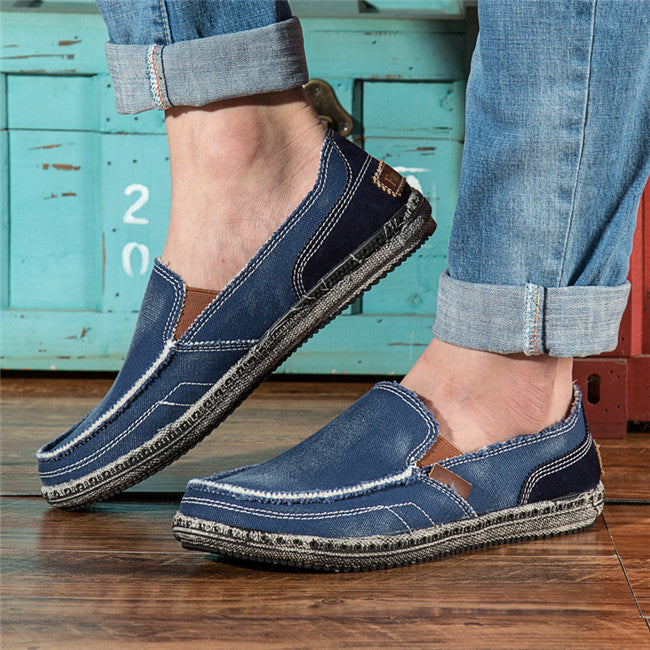 Lässige Jeansstoff-Loafer für Herren