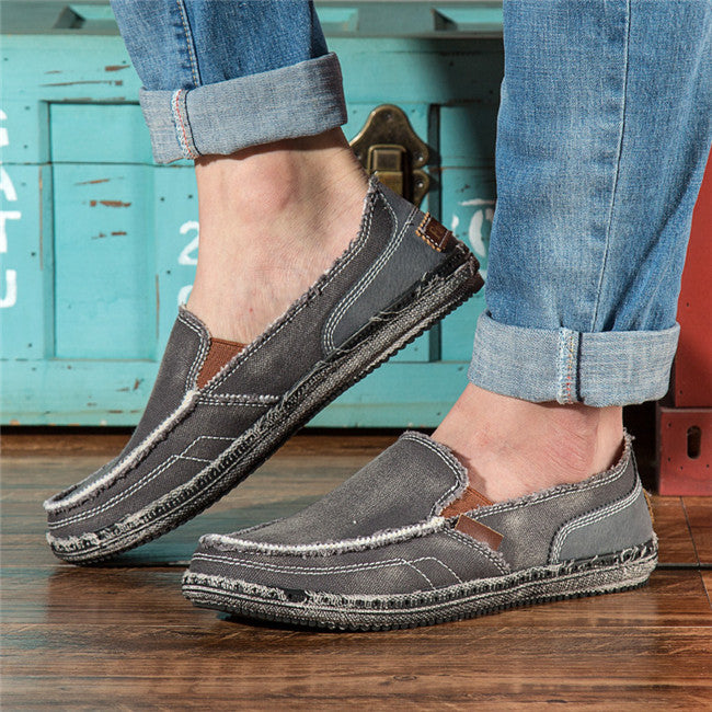 Lässige Jeansstoff-Loafer für Herren