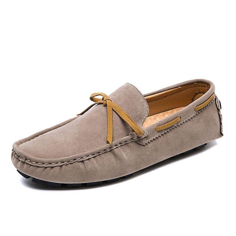 Leichte Herren-Loafer aus synthetischem Wildleder