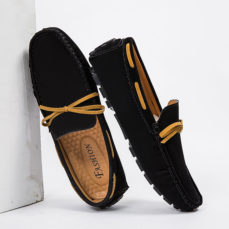 Leichte Herren-Loafer aus synthetischem Wildleder