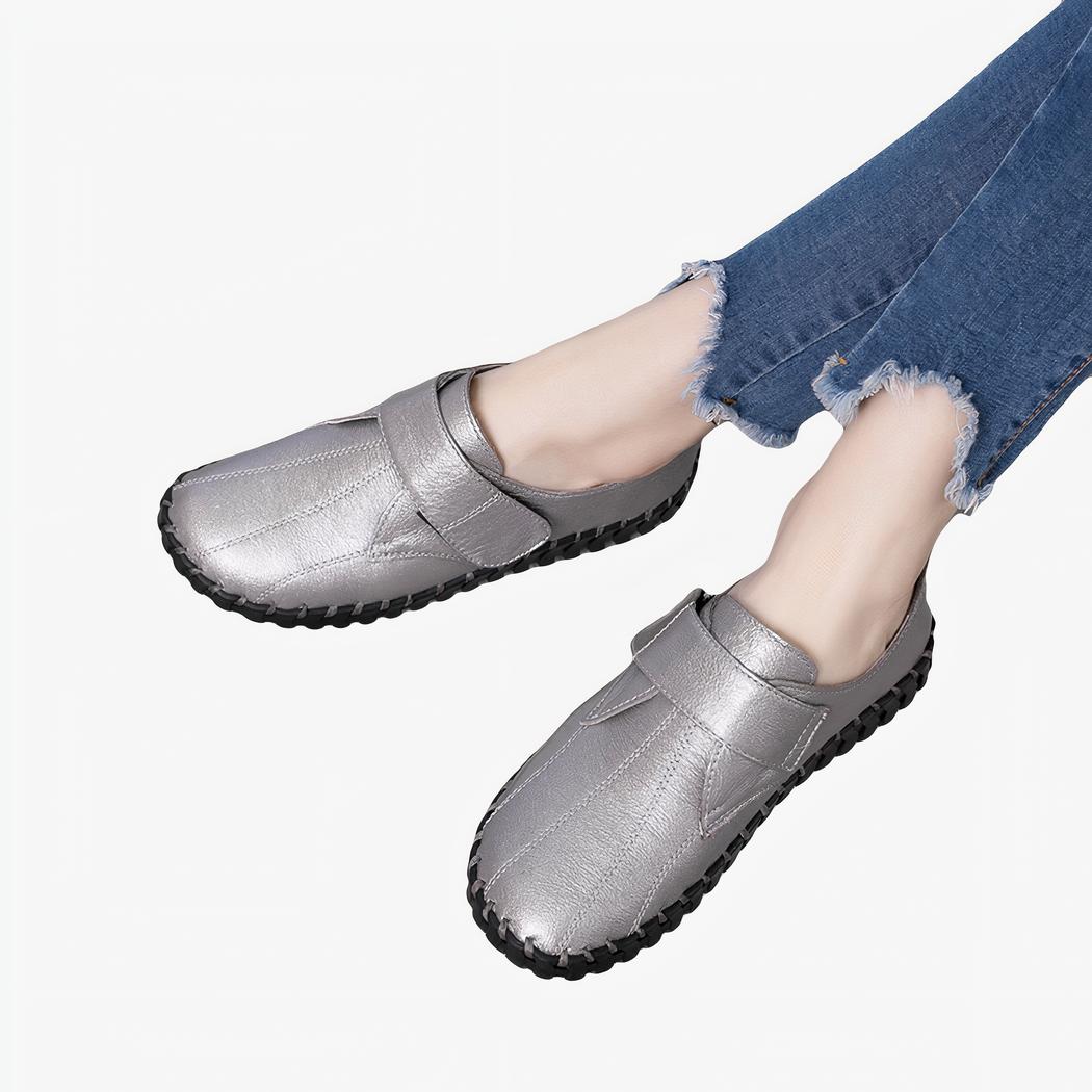 Orthopädische Klettverschluss-Mokassins für Damen