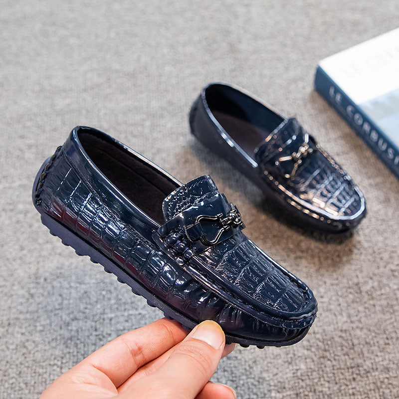 Vielseitige Loafer in Lackoptik für Jungen