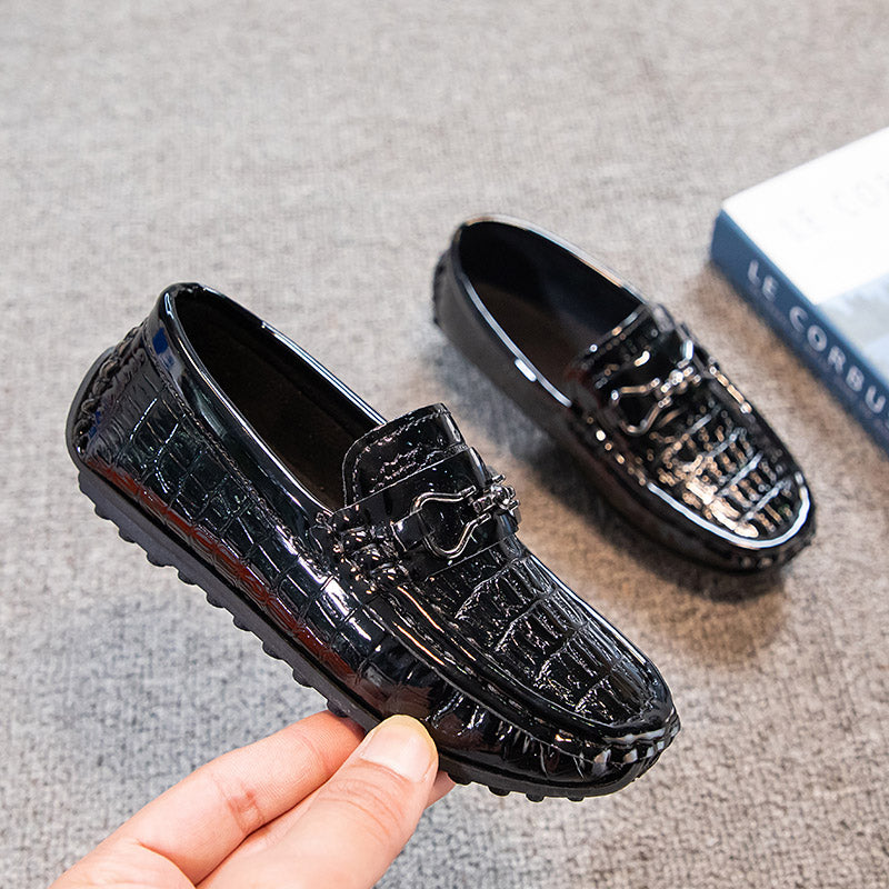 Vielseitige Loafer in Lackoptik für Jungen