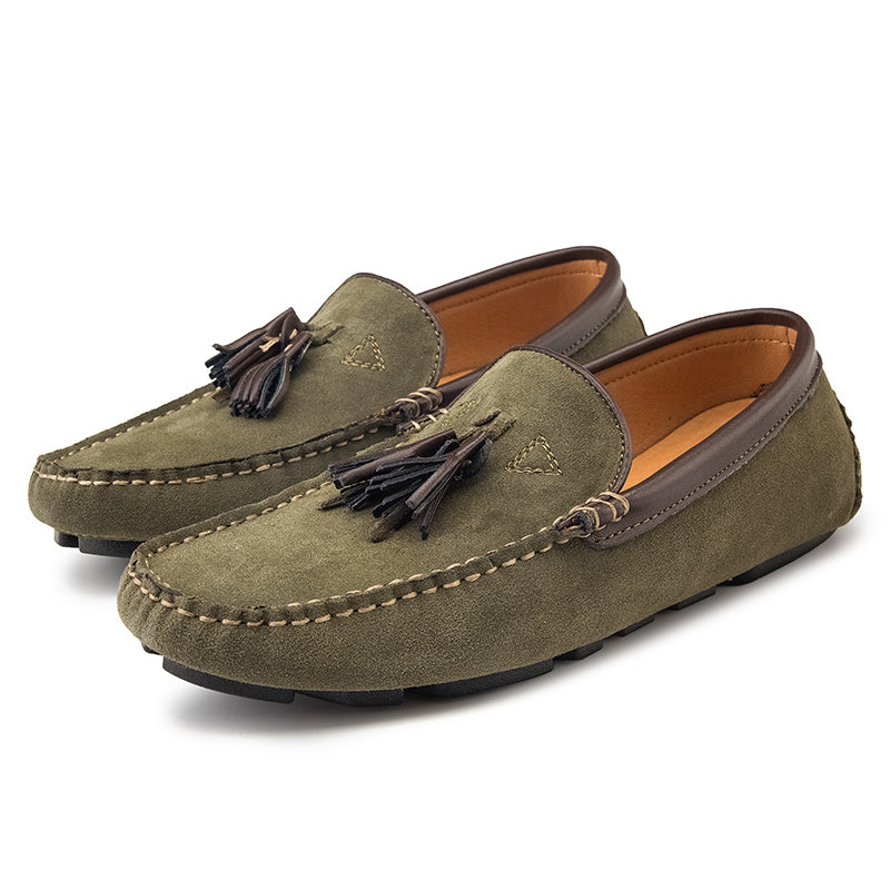 Atmungsaktive Herren-Loafer in Wildleder-Optik