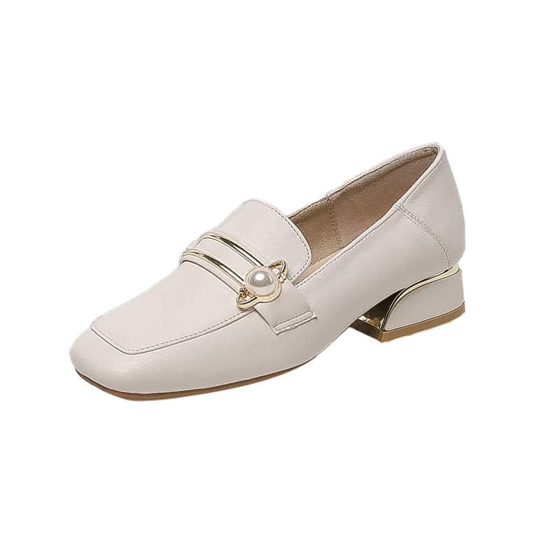 Elegante Loafer mit Blockabsatz