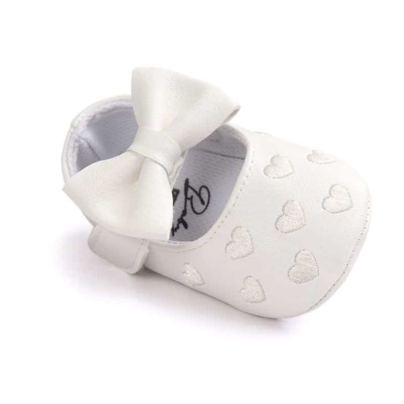 Loafer für Babymädchen mit Herzmuster