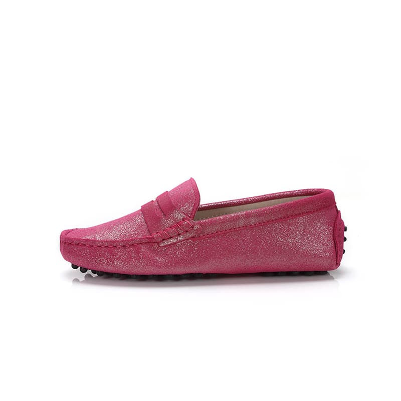 Pailletten-Mokassins für Damen Frühling Sommer