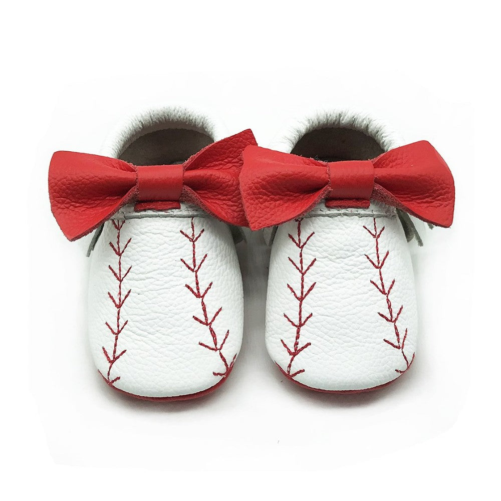 Mokassins mit Baseball-Design für Babys