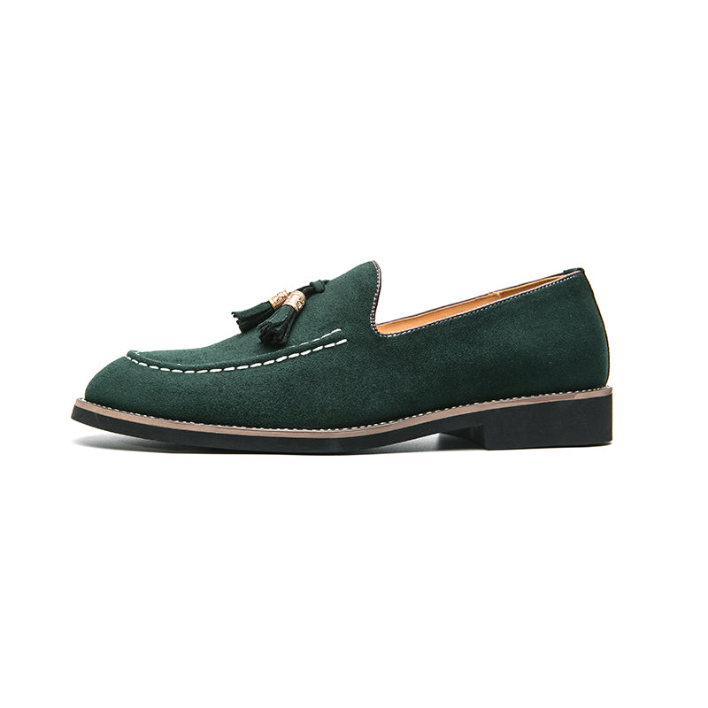 Wildleder-Quasten-Loafer in mehreren Farben für Herren