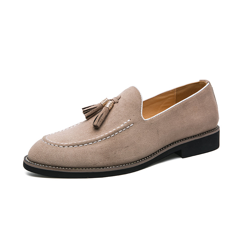 Wildleder-Quasten-Loafer in mehreren Farben für Herren