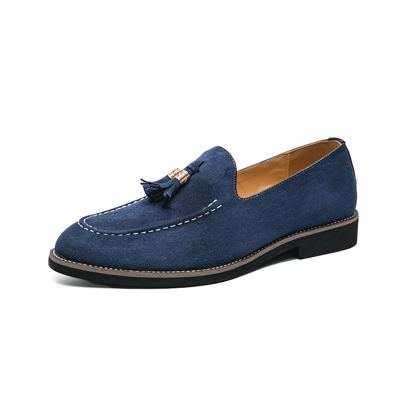 Wildleder-Quasten-Loafer in mehreren Farben für Herren