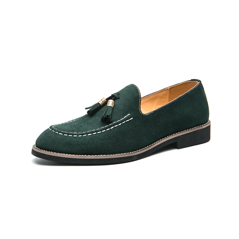 Wildleder-Quasten-Loafer in mehreren Farben für Herren