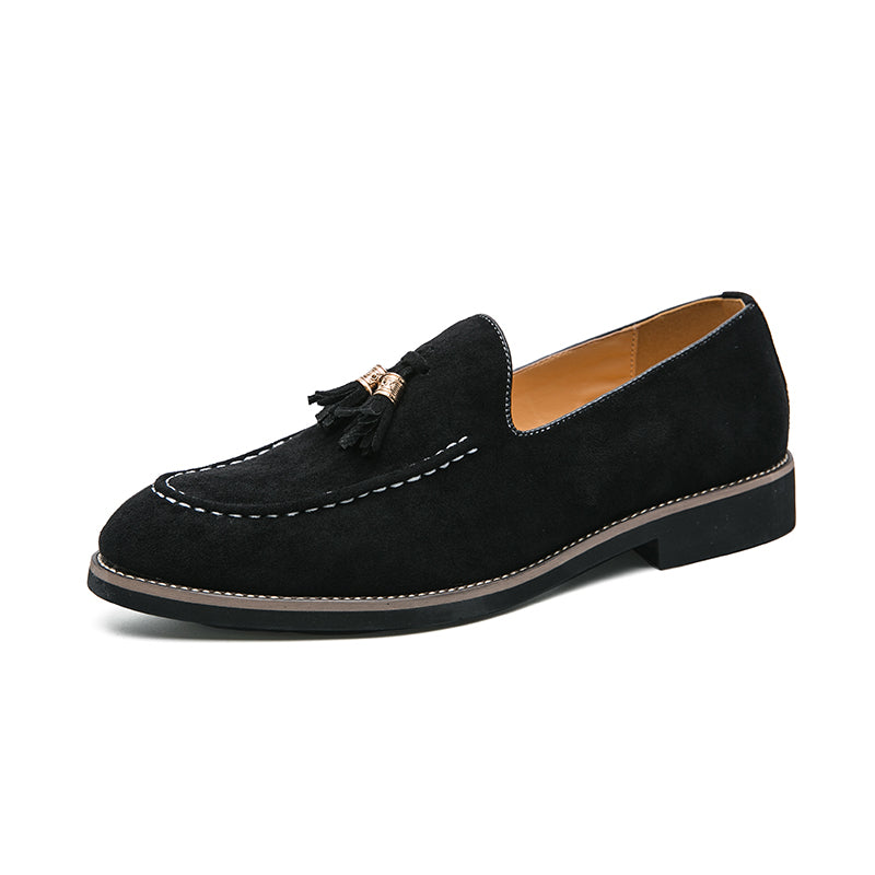 Wildleder-Quasten-Loafer in mehreren Farben für Herren