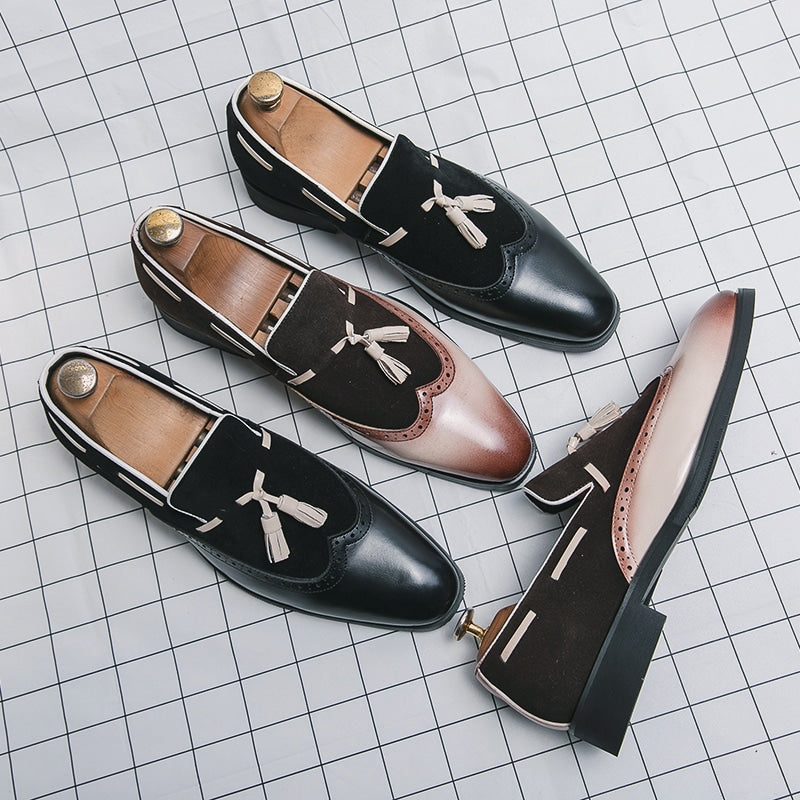 Quasten-Loafer mit originalem Design für Herren