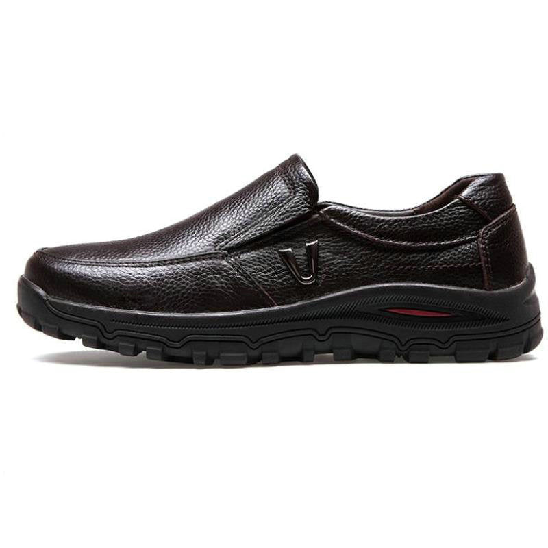 Orthopädische Kunstleder-Loafer für Herren
