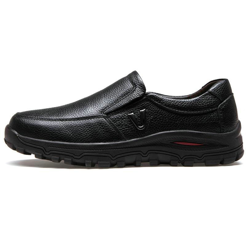 Orthopädische Kunstleder-Loafer für Herren
