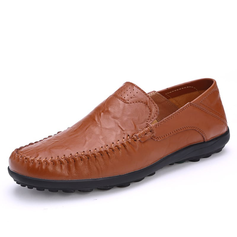 Schwarze Slipper aus Kunstleder für Herren