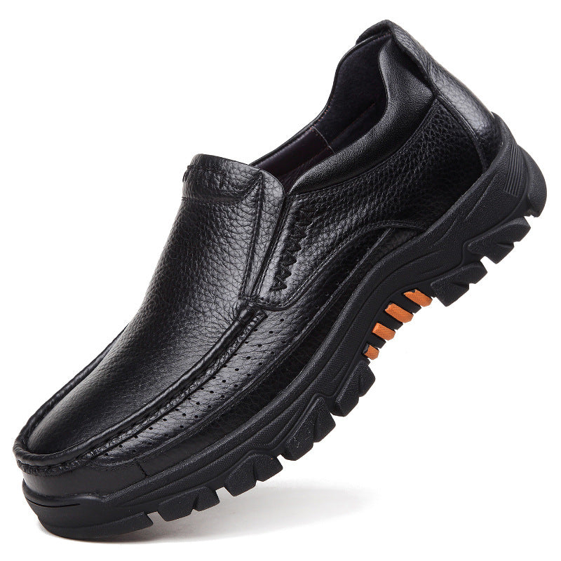 Orthopädische Loafer aus weichem Kunstleder für Herren