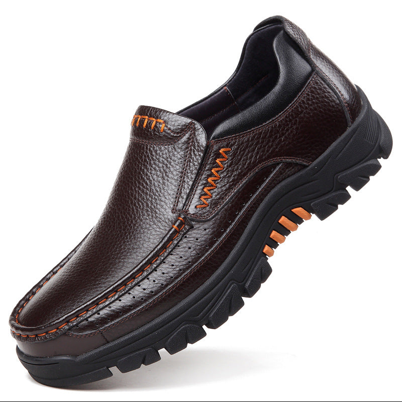 Orthopädische Loafer aus weichem Kunstleder für Herren