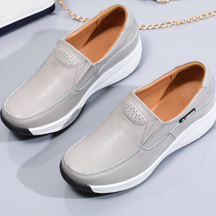 Orthopädische Loafer mit Keilsohle für Damen