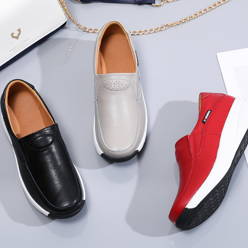 Orthopädische Loafer mit Keilsohle für Damen