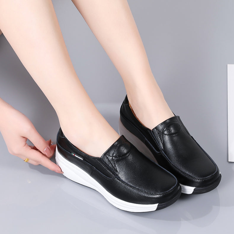 Orthopädische Loafer mit Keilsohle für Damen